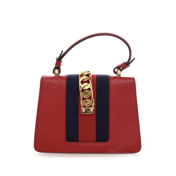 Pre-Loved Gucci Mini Calfskin Sylvie Satchel - Picture 3 of 12